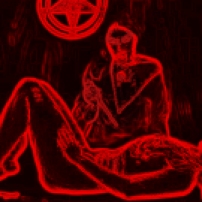 Satanic Altar Nude Woman